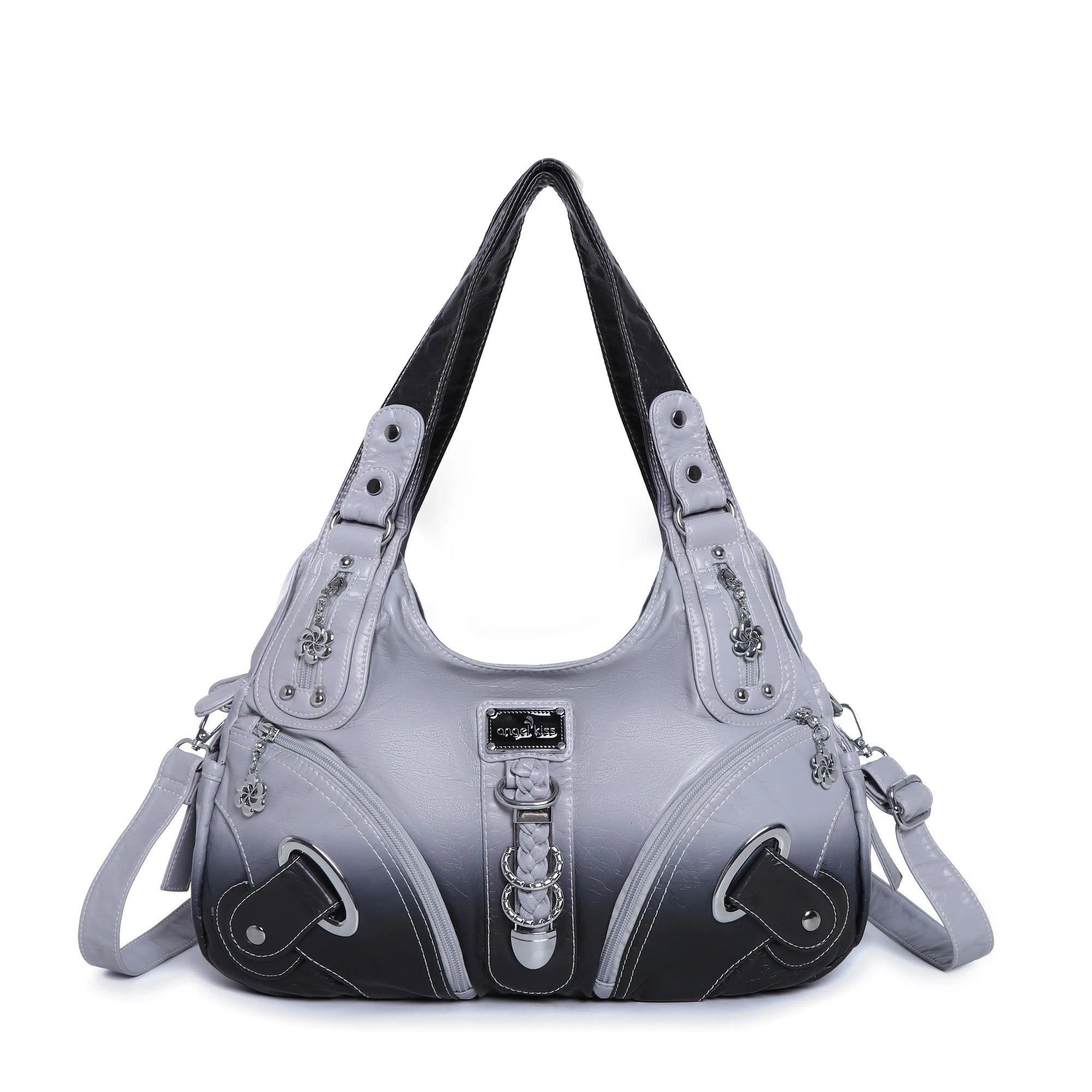Dreamscape Tie-Dye Multi-Pocket Shoulder Bag