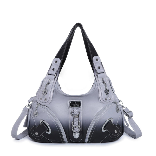 Dreamscape Tie-Dye Multi-Pocket Shoulder Bag