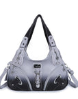 Dreamscape Tie-Dye Multi-Pocket Shoulder Bag
