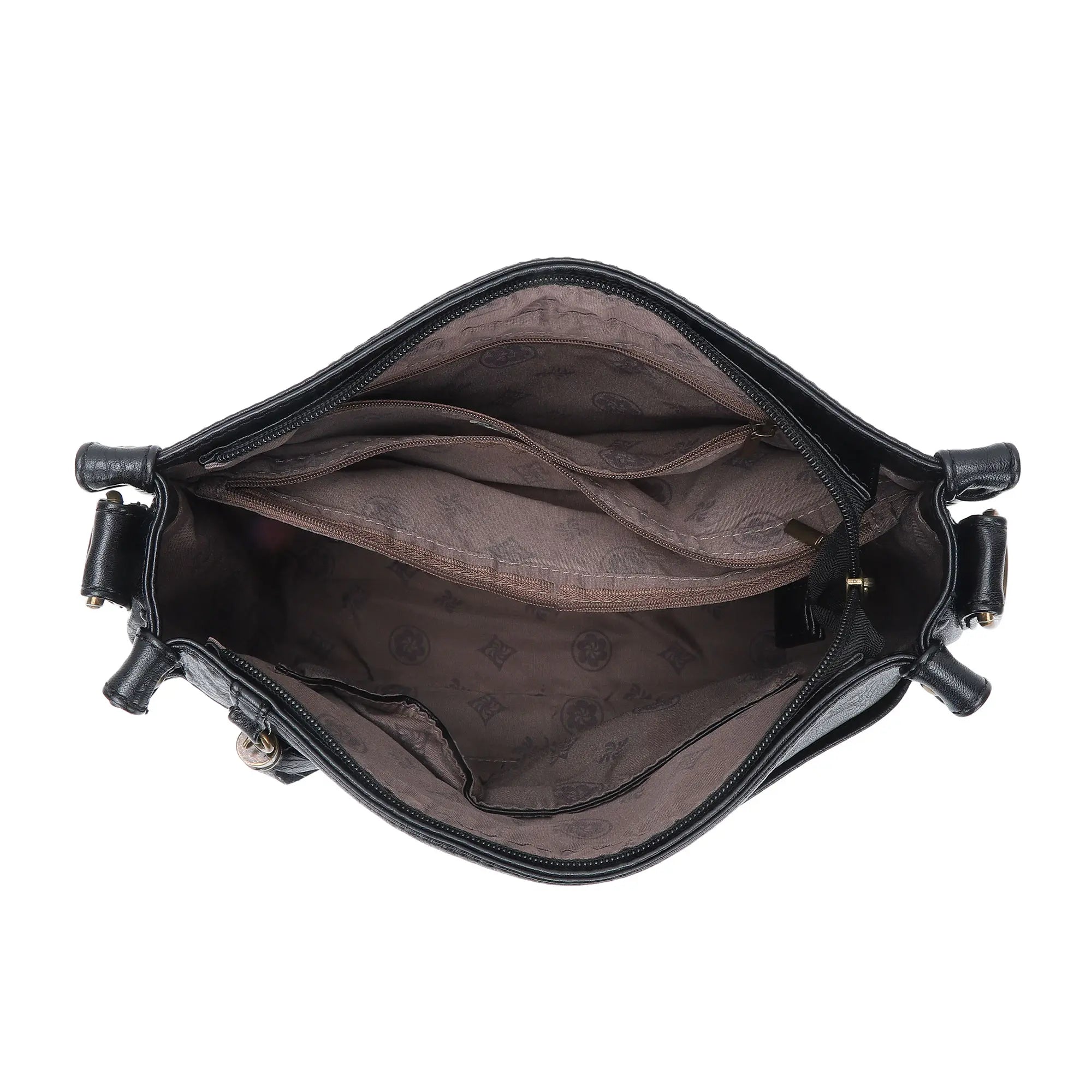 Geometric Woven Strap Crossbody | Vintage Flat Messenger Bag