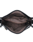 Geometric Woven Strap Crossbody | Vintage Flat Messenger Bag
