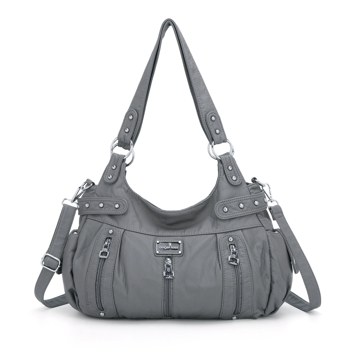 Stylish women's large capacity shoulder bags and hobo bags-Angelkiss Bag