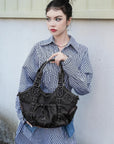 Drawstring Detail Shoulder Bag – Casual Convertible Crossbody