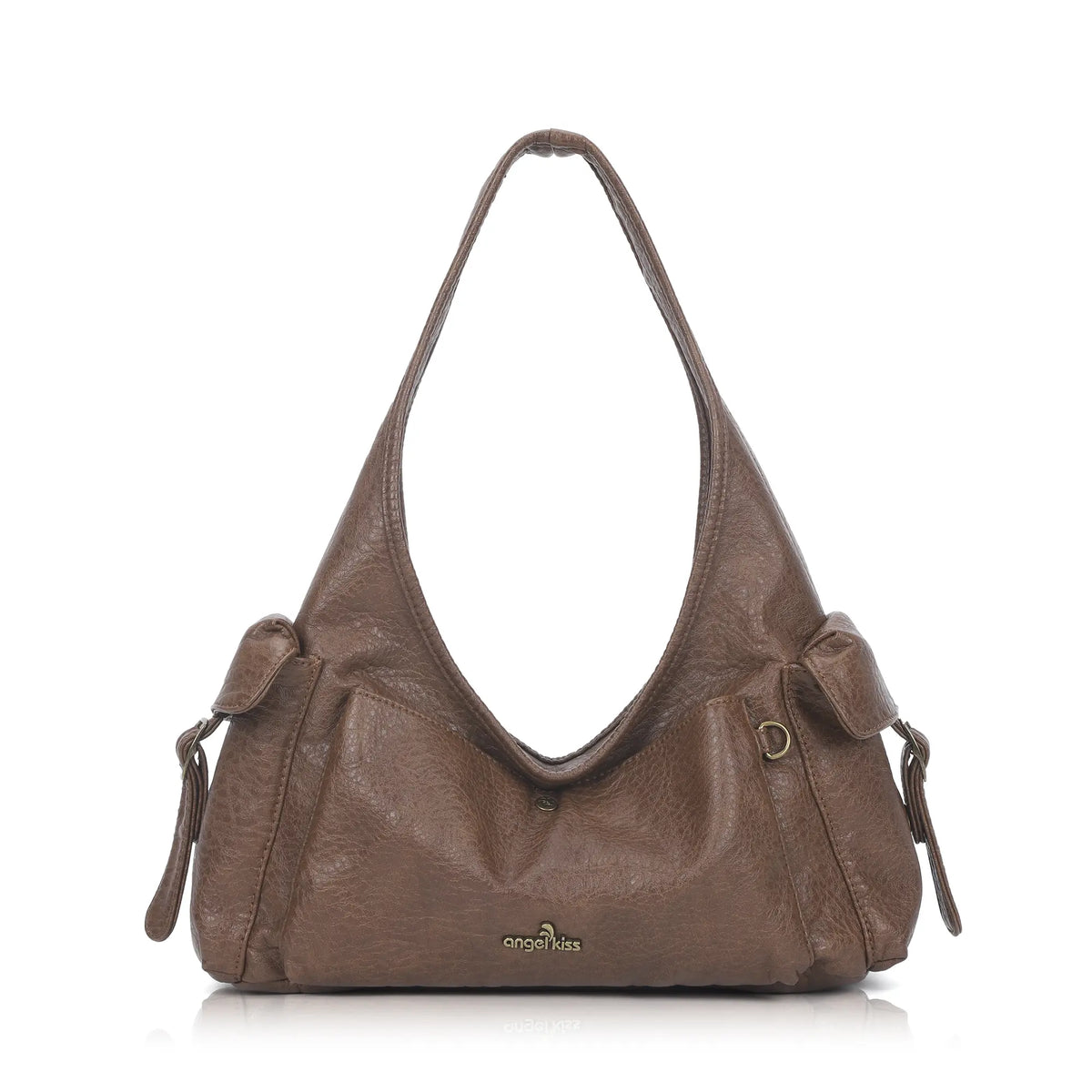 Vintage Moto Crescent Shoulder Bag