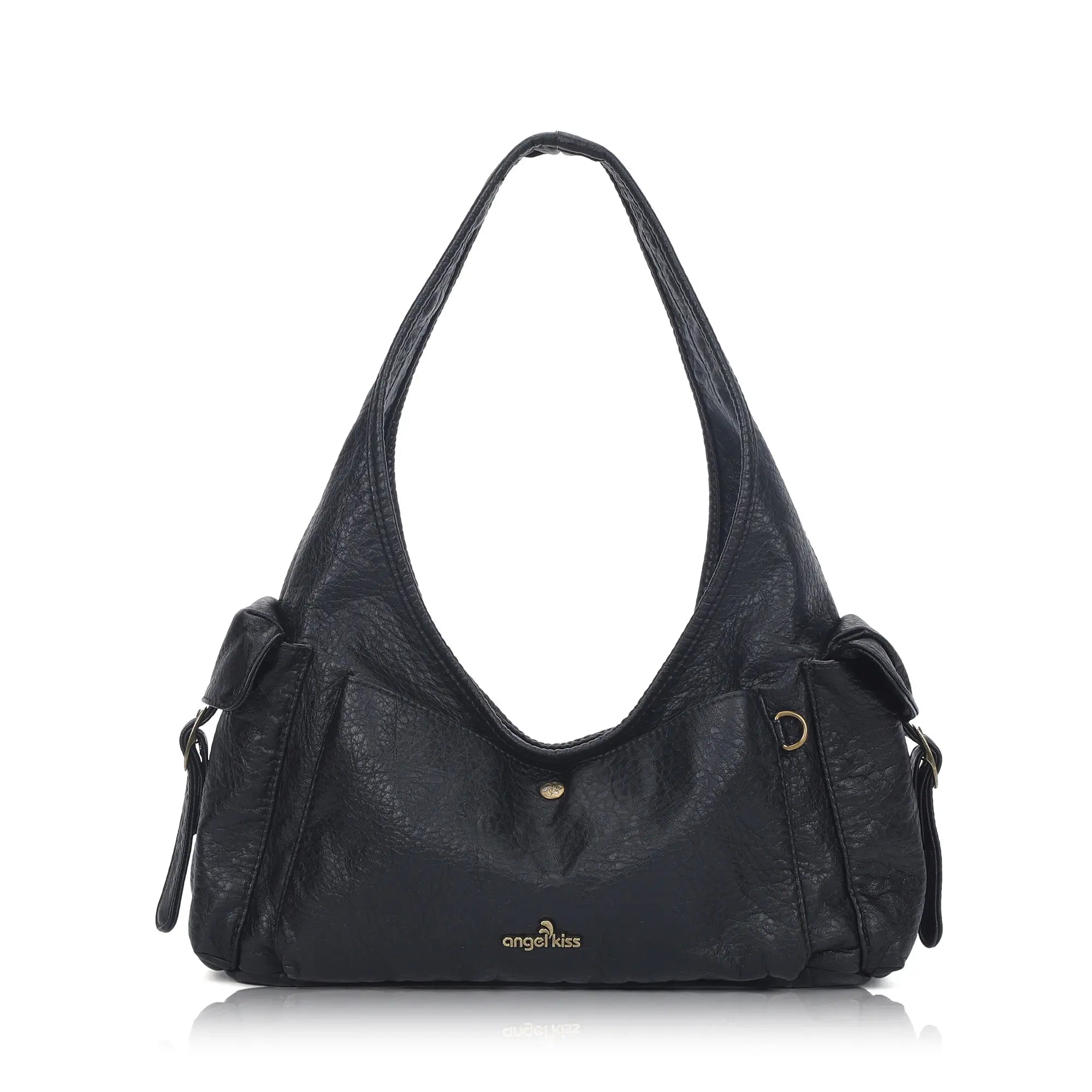 Vintage Moto Crescent Shoulder Bag