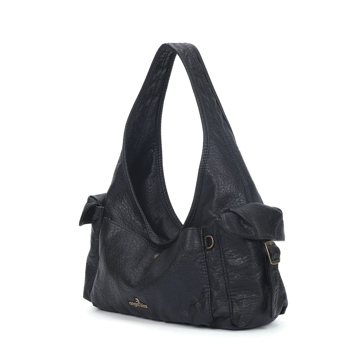 Vintage Moto Crescent Shoulder Bag