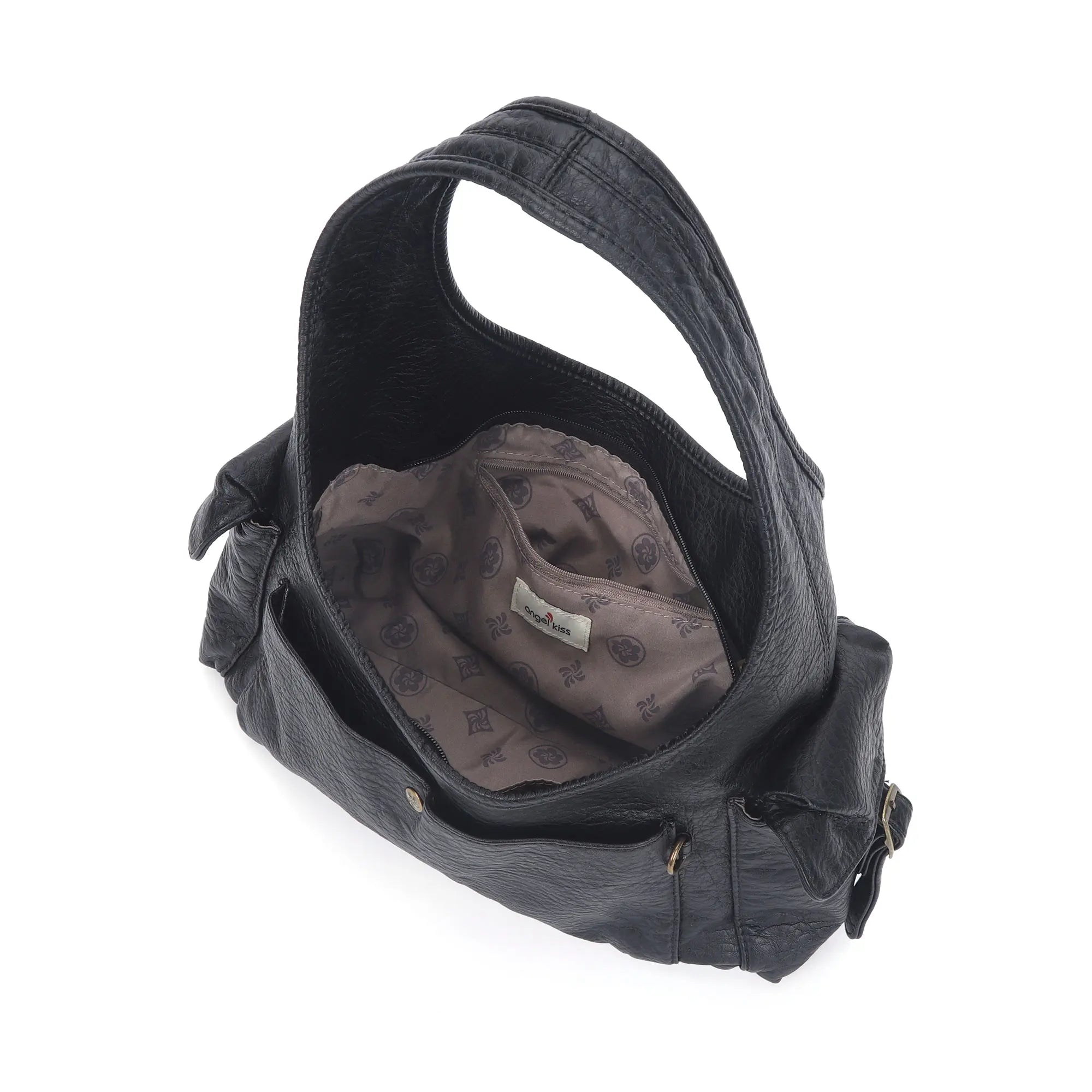 Vintage Moto Crescent Shoulder Bag