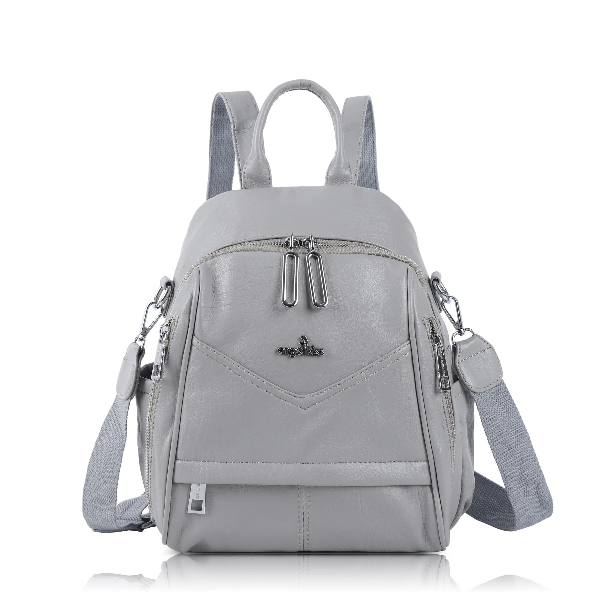 Soft Vintage Vegan Leather Mini Backpack for School &amp; Work