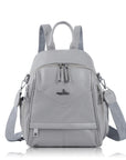 Soft Vintage Vegan Leather Mini Backpack for School & Work