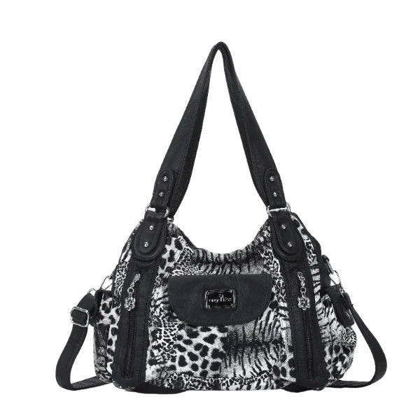 Adjustable Strap Printed Hobo Shoulder bag