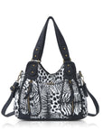 Y2K Double Pocket Shoulder Bag Belted Faux Leather Crossbody Bag