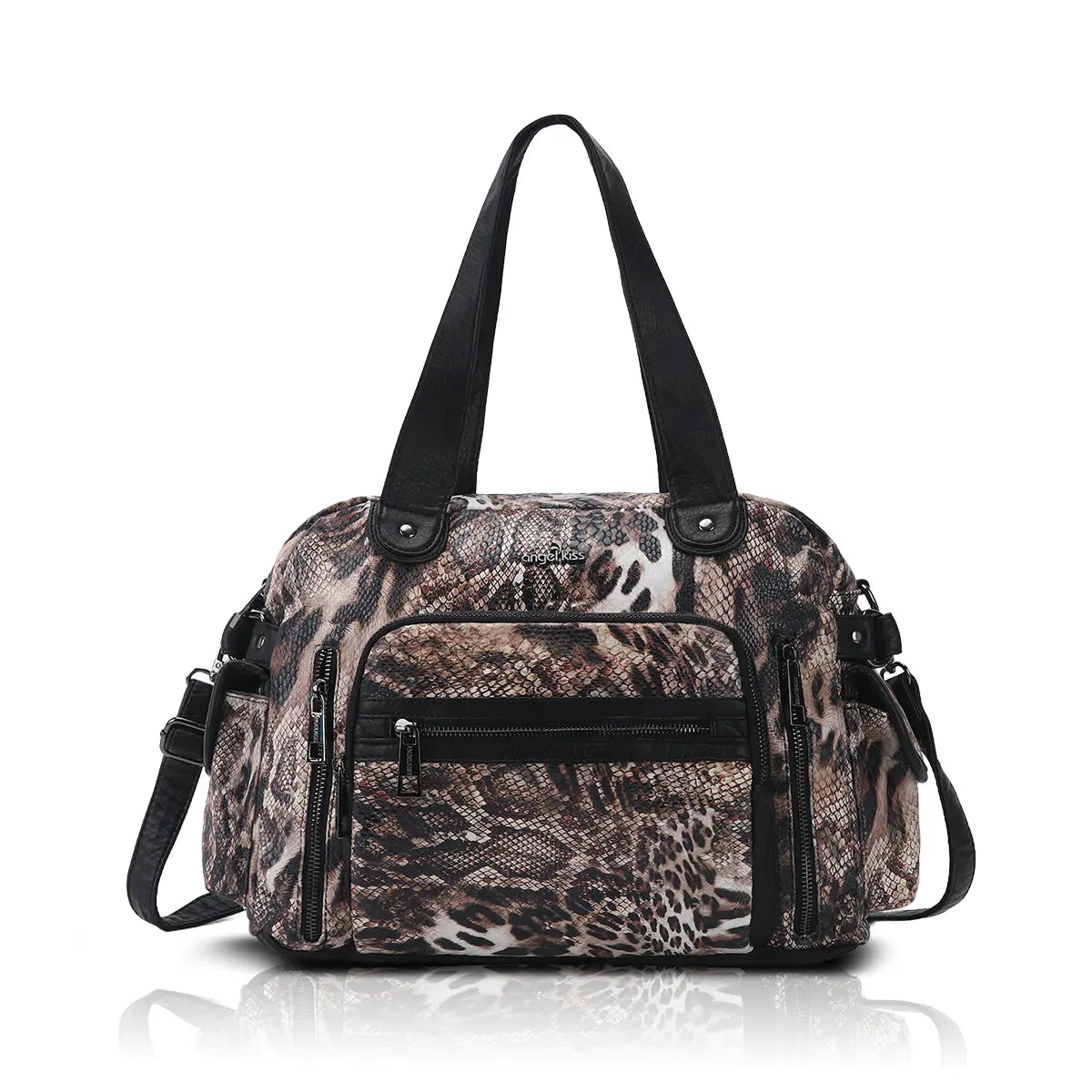 Relaxed Carryall Shoulder Bag with Long Handles
