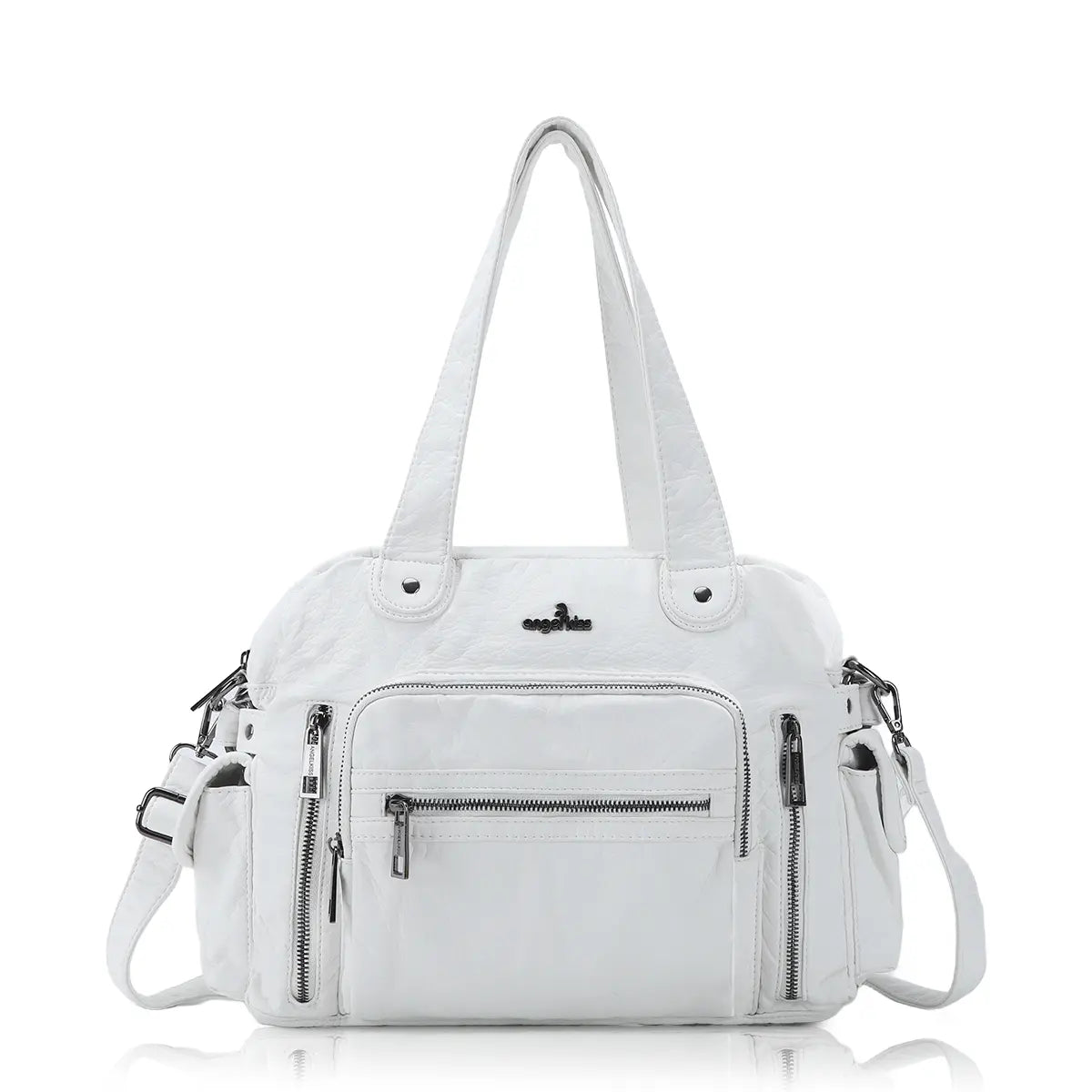 Relaxed Carryall Shoulder Bag with Long Handles