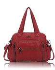 Relaxed Carryall Shoulder Bag with Long Handles