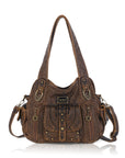Large Multi-Pocket Convertible Hobo Bag
