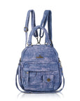 Classic Small Denim Backpack For Women