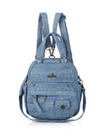 Classic Small Denim Backpack For Women
