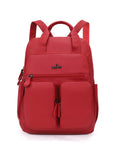 Washed Large Capacity Multi-Pocket Backpack