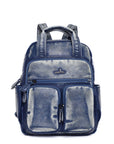 Retro large capacity stylish comfortable durable backpack-Angelkiss Bag
