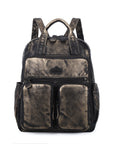 Retro large capacity stylish comfortable durable backpack-Angelkiss Bag