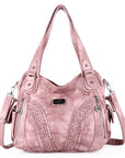 washed tie-dye design Daily women simple unique hobo handbag-Angelkiss Bag