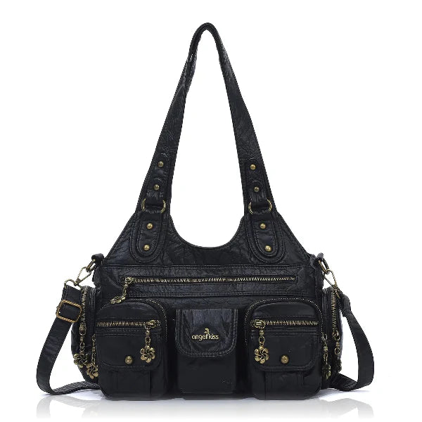 Cargo Pocket Hobo Shoulder Bag