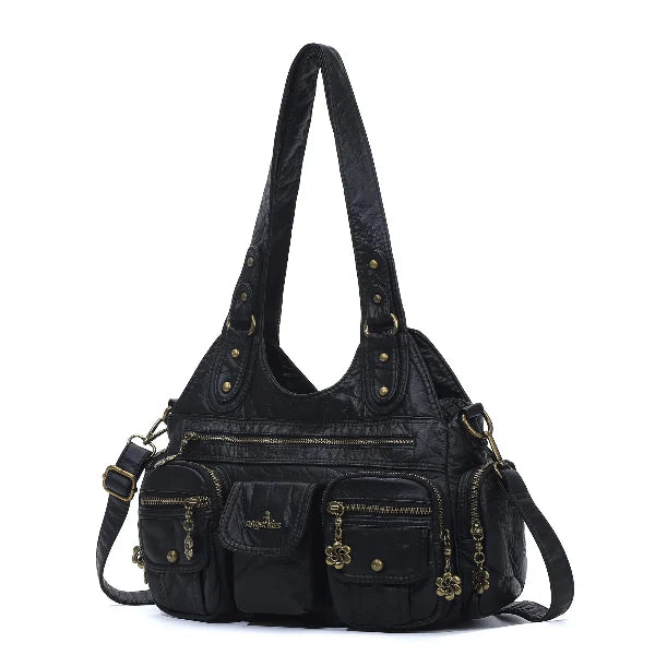 Cargo Pocket Hobo Shoulder Bag