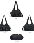 Cargo Pocket Hobo Shoulder Bag