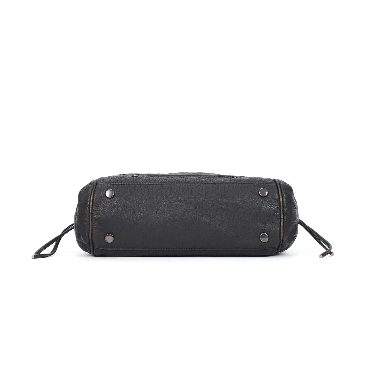 Studded Multi-Pocket Moto Shoulder Bag