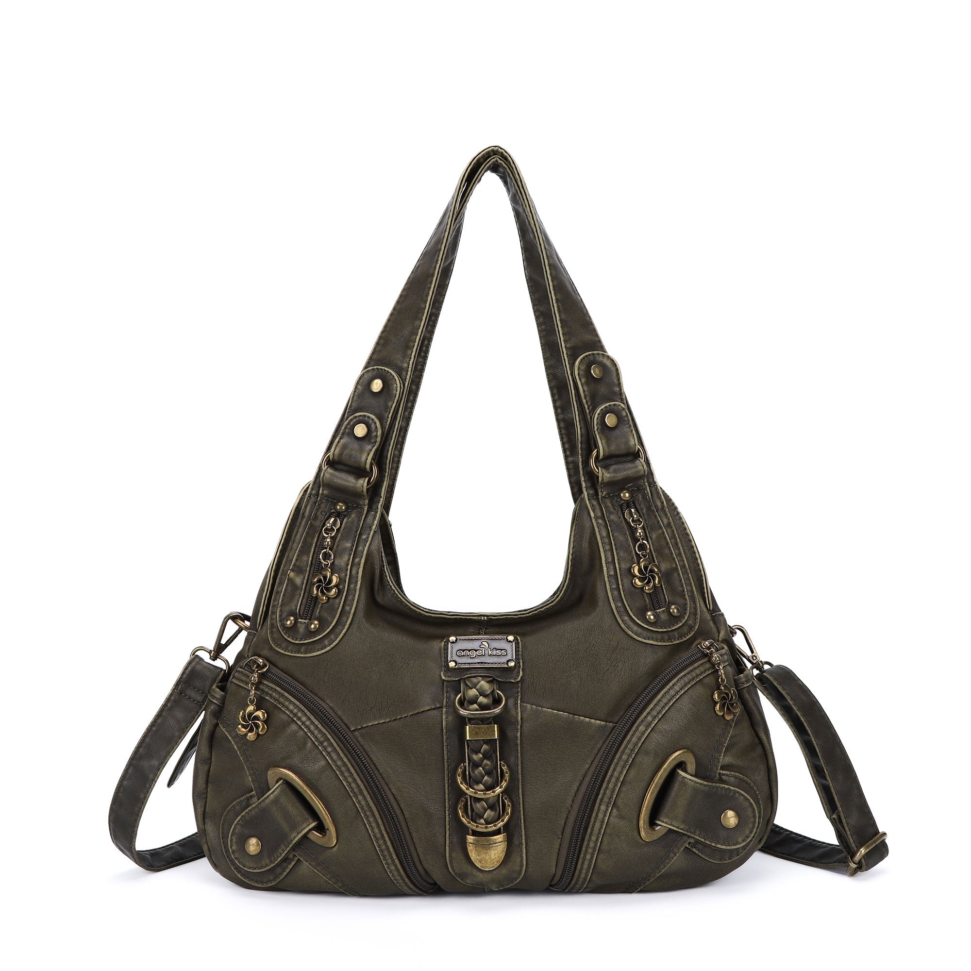 Hobo style retro shoulder purse-Angelkiss Bag