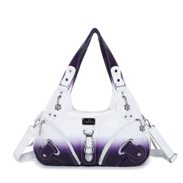Dreamscape Tie-Dye Multi-Pocket Shoulder Bag