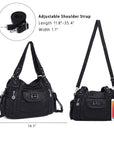 Women  handbag with High Quality Washed PU and Multi-pack-Angelkiss Bag