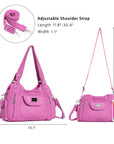 Women  handbag with High Quality Washed PU Multi Purpose tote bag-Angelkiss Bag