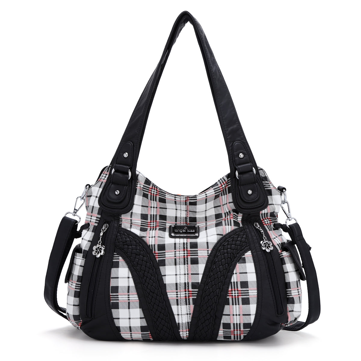 washed Leopard print Daily women Comfort hobo handbag-Angelkiss Bag