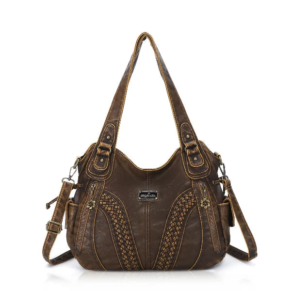 Vintage Multi Pocket Crossbody Hobo Bag