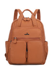 Washed Large Capacity Multi-Pocket Backpack