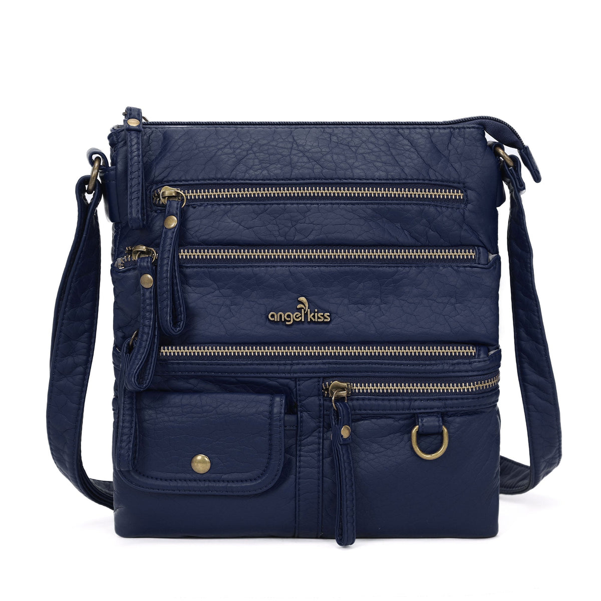 Vintage solid color fashion crossbody bag-Angelkiss Bag