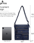 Vintage solid color fashion crossbody bag-Angelkiss Bag