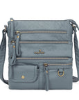 Vintage solid color fashion crossbody bag-Angelkiss Bag