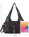 Leopard Print Crescent Shoulder Purse with Top Zip