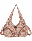 Hobo denim  Comfort  Adjustability Shoulder Handbag-Angelkiss Bag