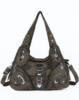 Hobo denim  Comfort  Adjustability Shoulder Handbag-Angelkiss Bag