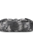 Cloud-Inspired Tie-Dye Large Hobo Shoulder Bag
