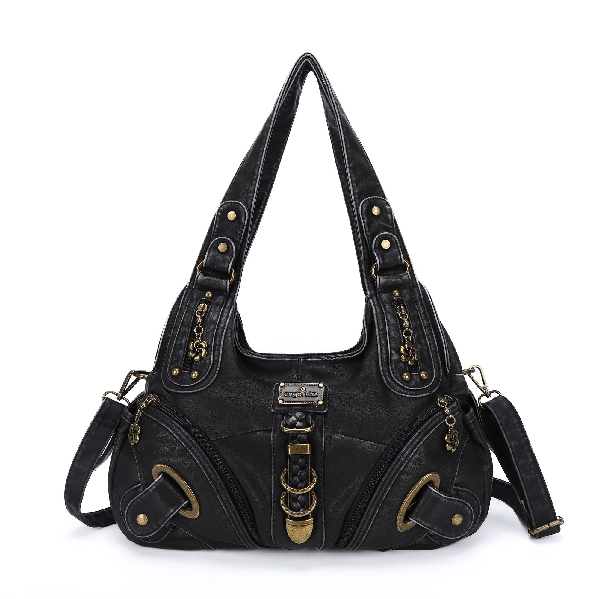 Hobo style retro shoulder purse-Angelkiss Bag