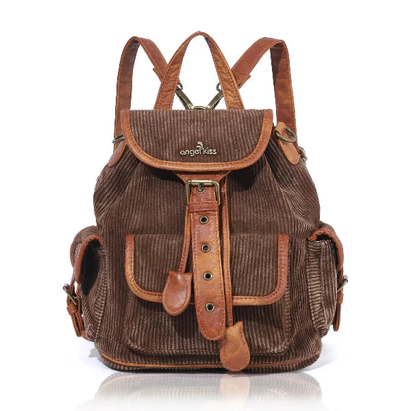 Vintage Corduroy Backpack