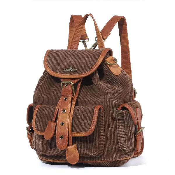 Vintage Corduroy Backpack