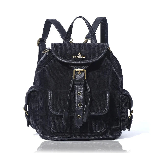 Vintage Corduroy Mini Backpack