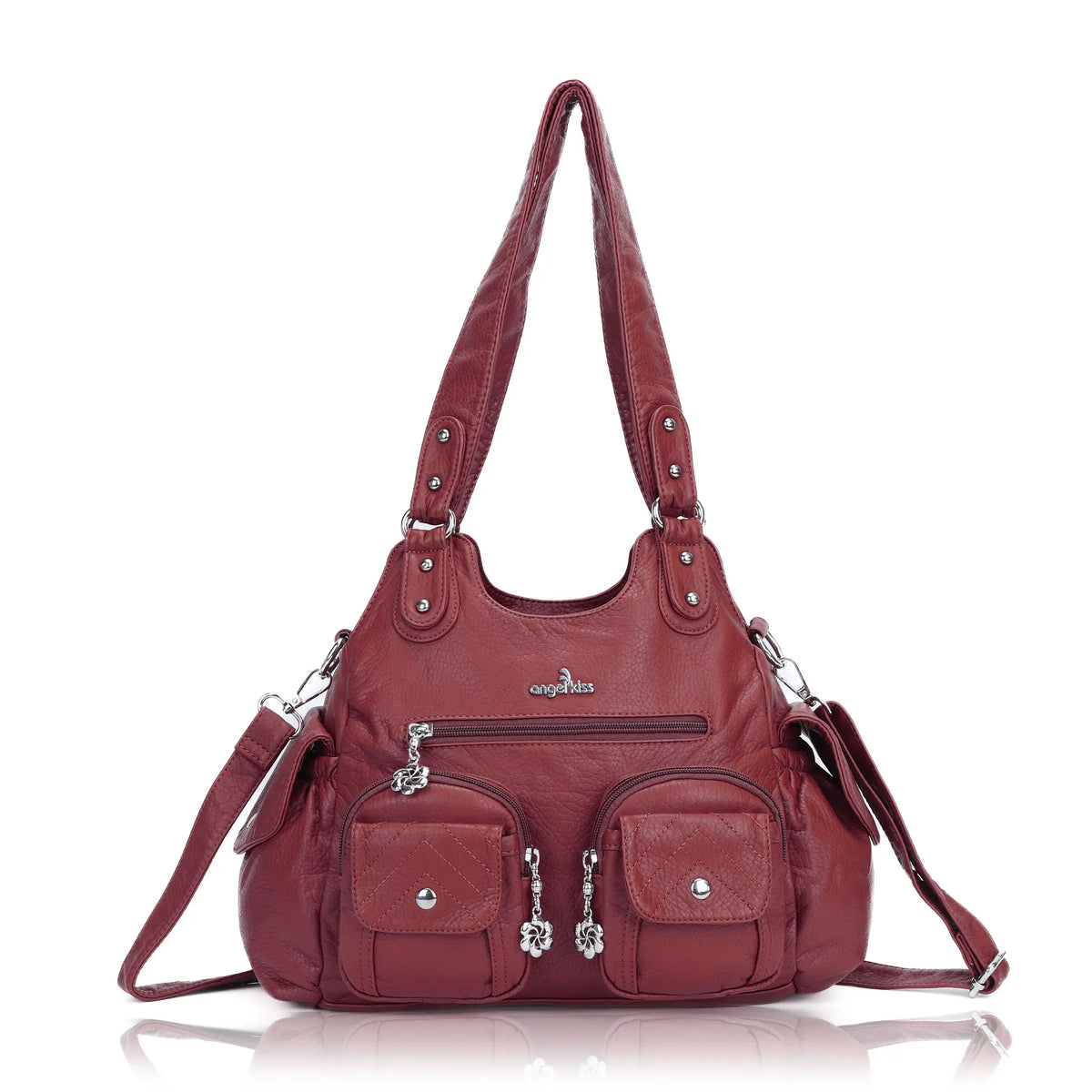 Tie-Dye Bag Womens Y2K Hobo Purse Faux Leather