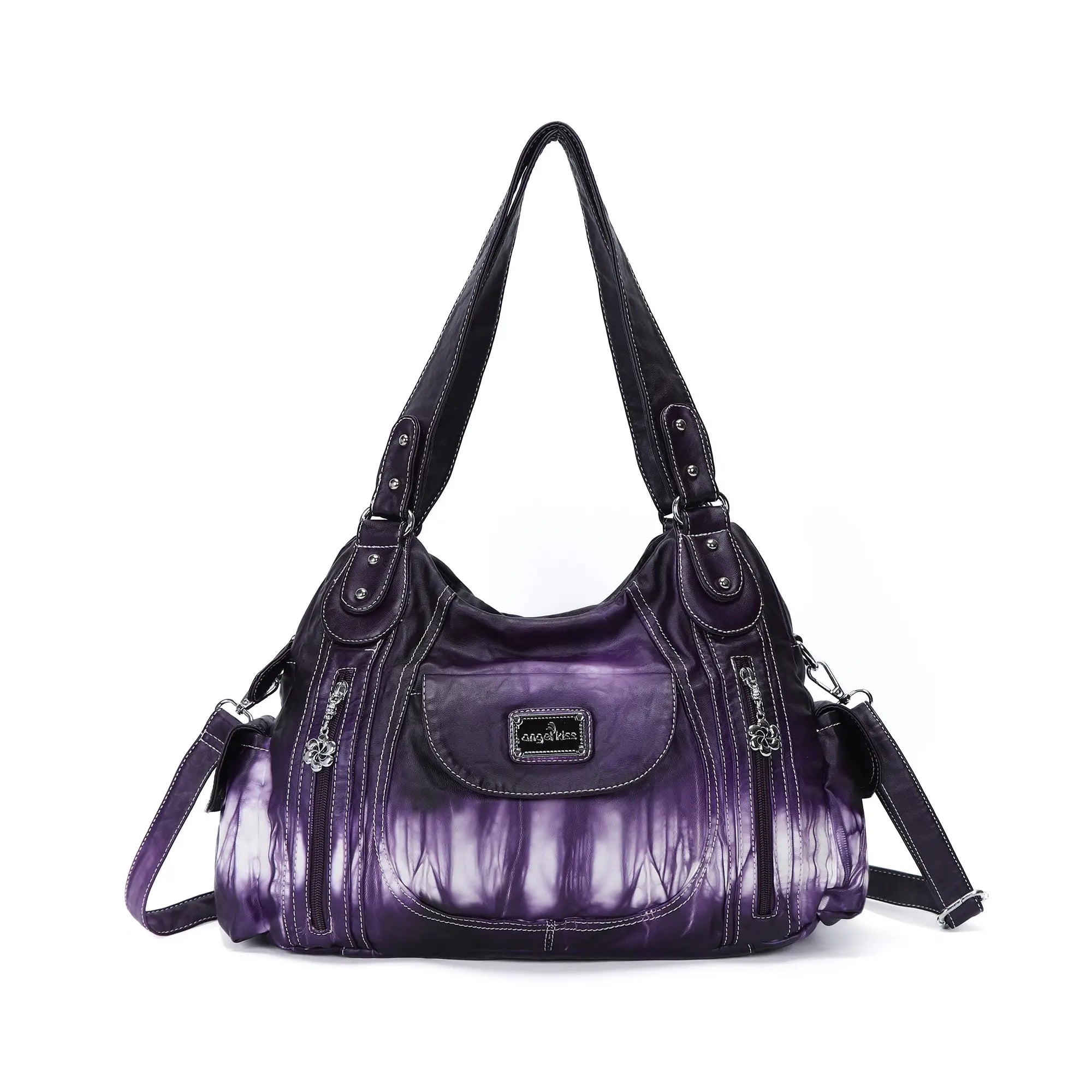 Adjustable Strap Printed Hobo Shoulder bag