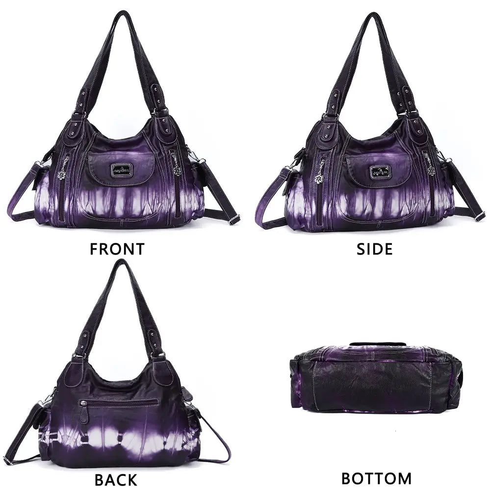 Adjustable Strap Printed Hobo Shoulder bag